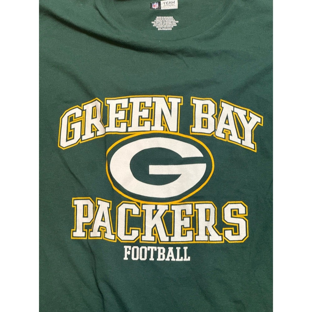 Green Bay Packers T Shirt NFL Team Apparel Football Graphic Tee 2XL - Picture 2 of 4